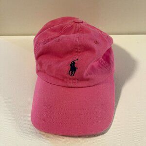 Polo Ralph Lauren Hat Cap Womens One Size Pink Adjustable Strap